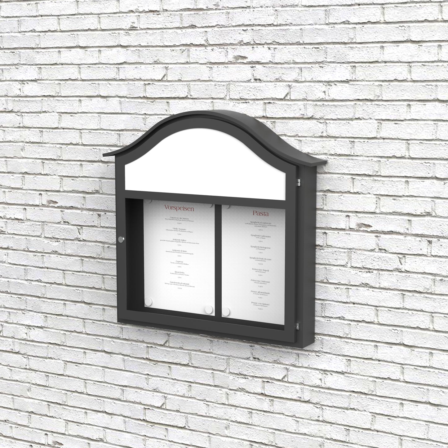 Speisekartenkasten "CountryFlair" 2xA4 - Struck Lichtwerbung Shop