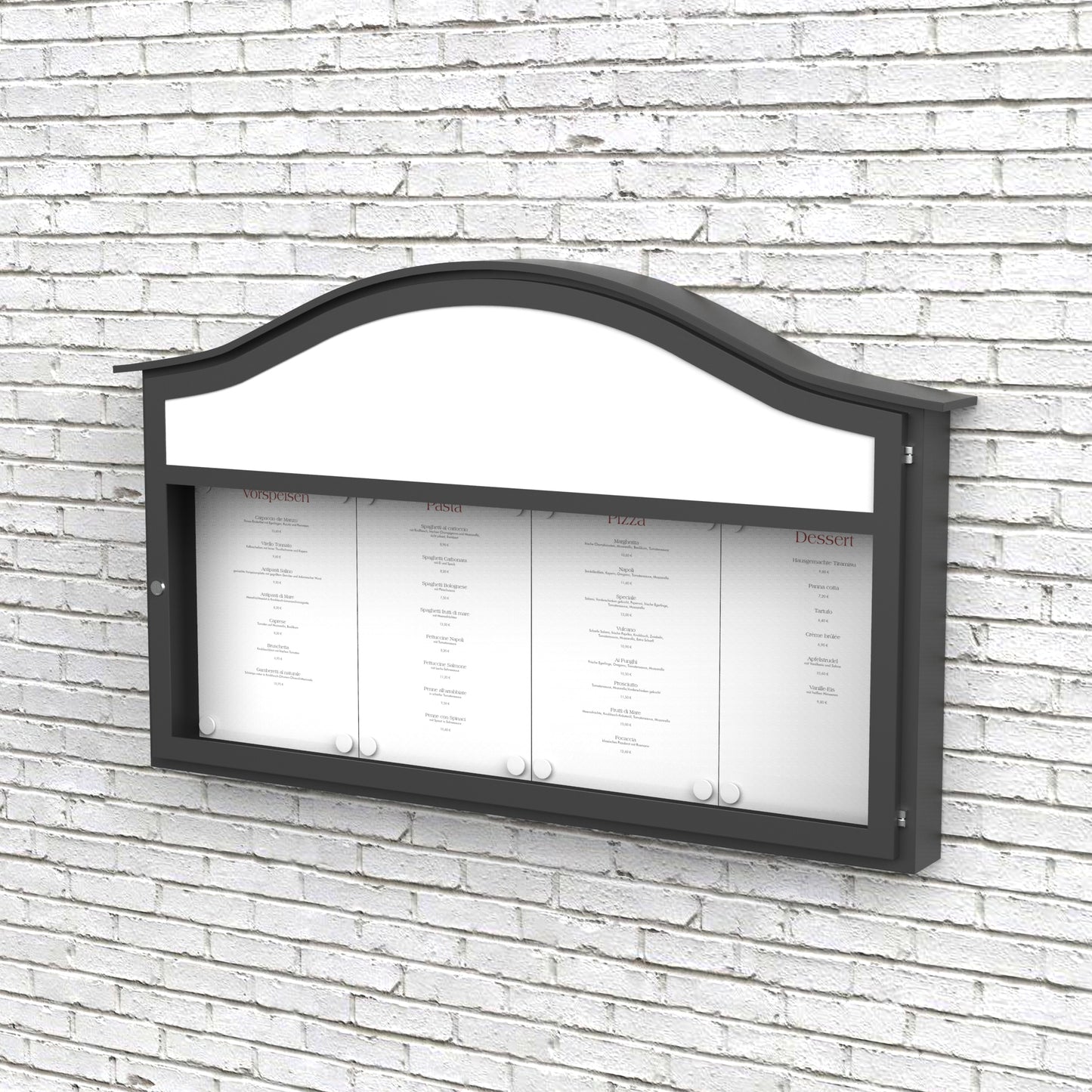 Menu Box "CountryFlair" 4xA4 landscape format