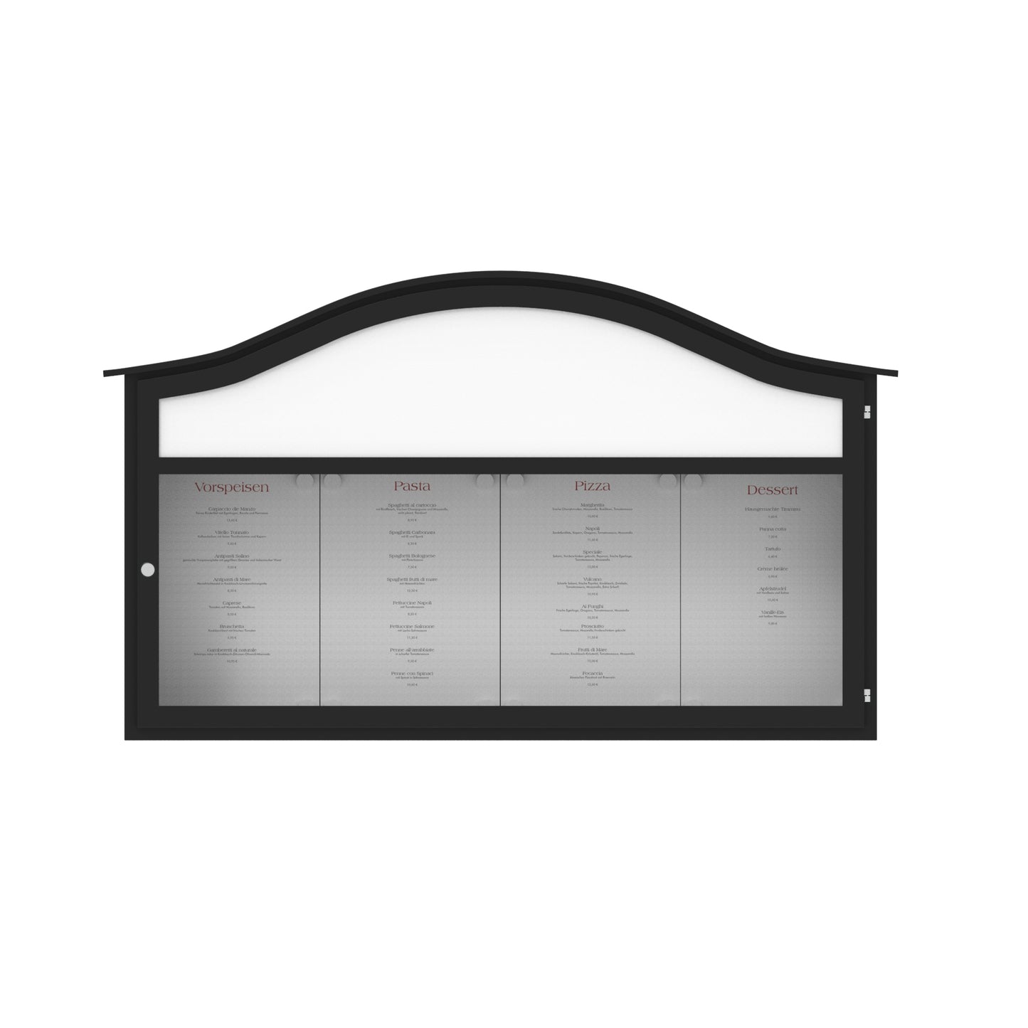 Menu Box "CountryFlair" 4xA4 landscape format