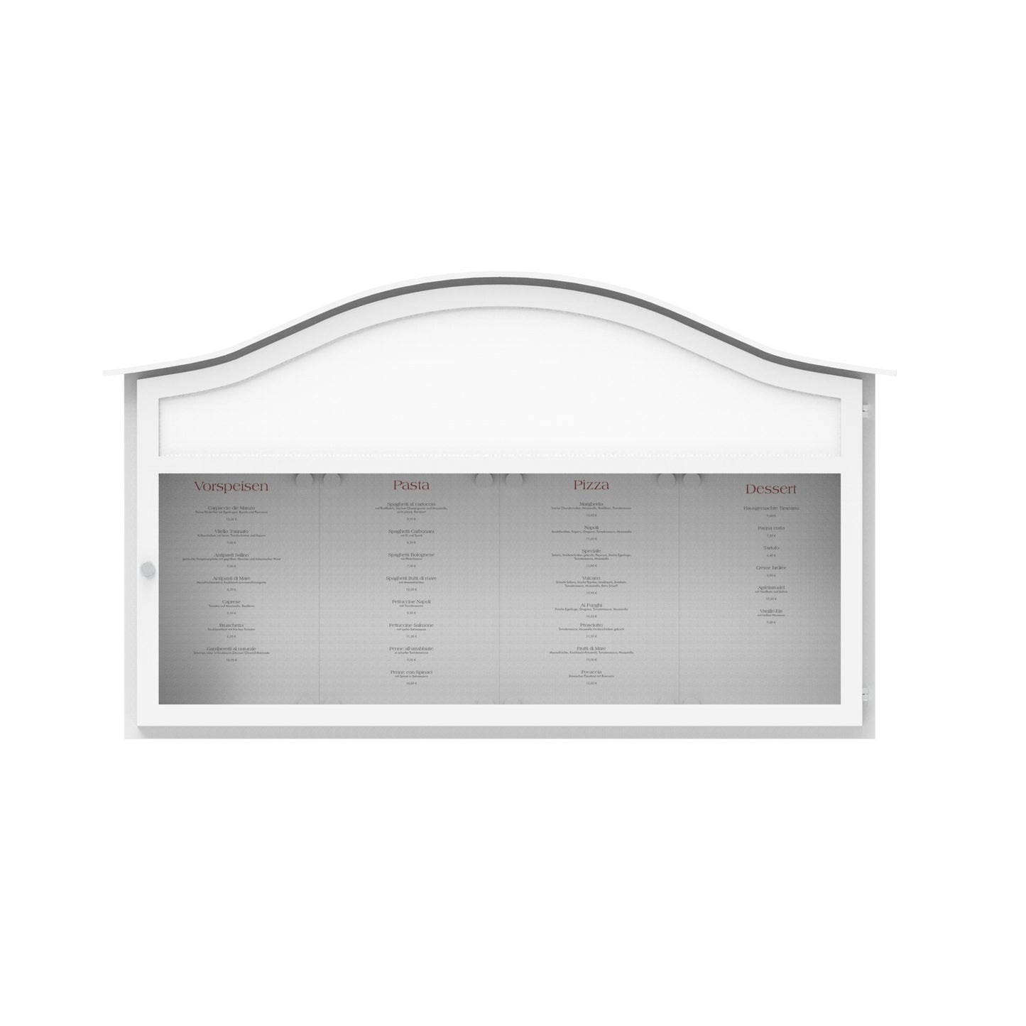 Menu Box "CountryFlair" 4xA4 landscape format