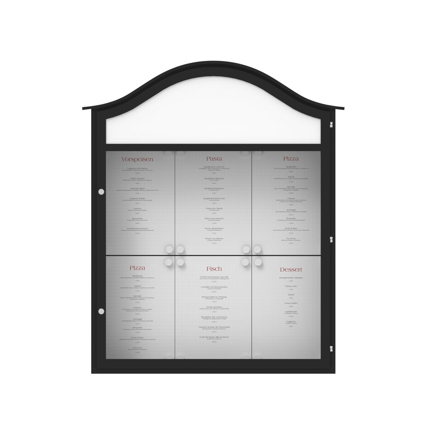 Menu Box "CountryFlair" 6xA4
