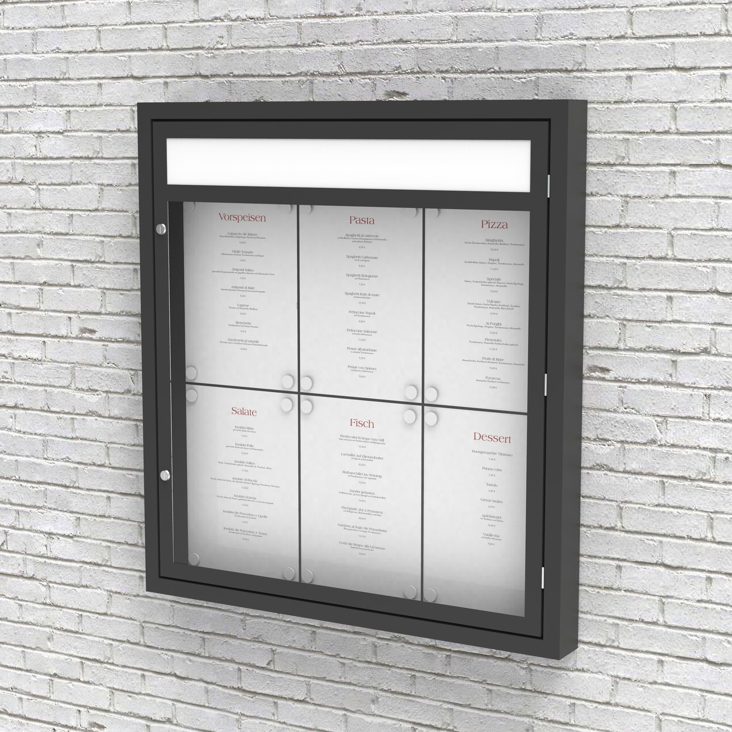 Menu Box "RustikDesign" 6xA4