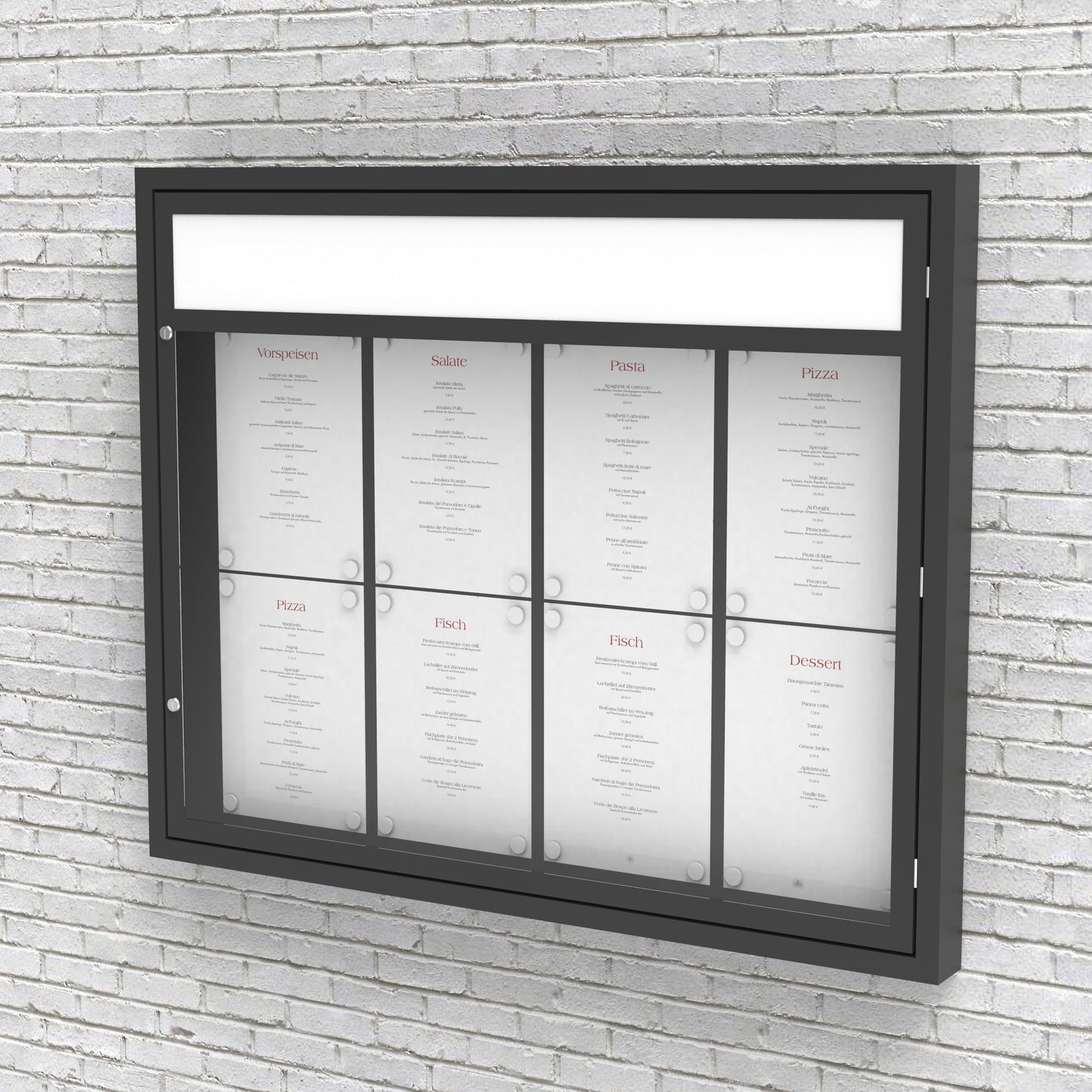 Menu Box "RustikDesign" 8xA4