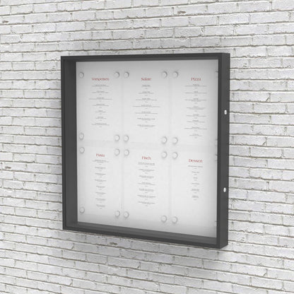 Schaukasten "Bistro" 6xA4