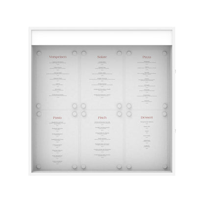Speisekartenkasten "Bistro" 6xA4