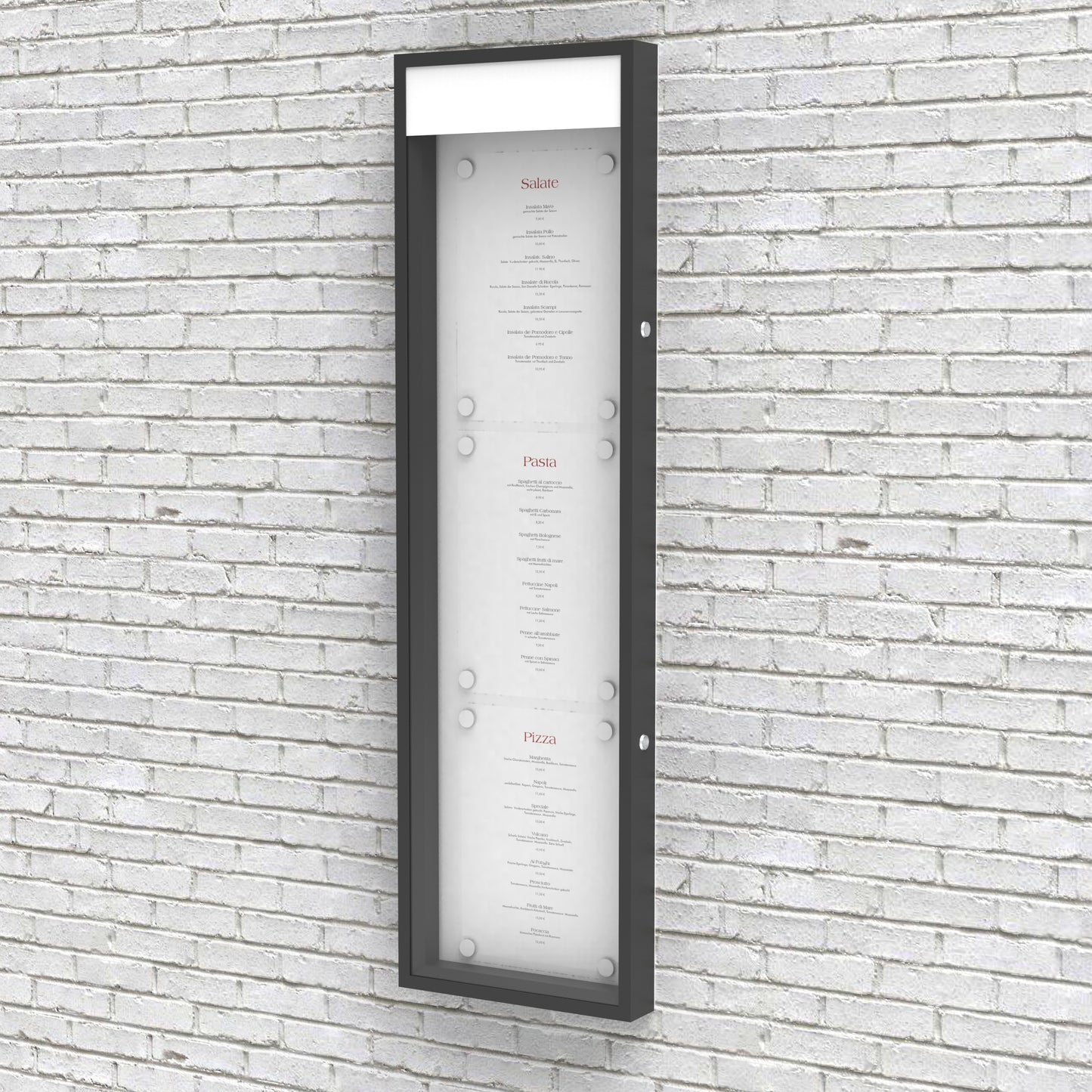 Menu Box "Bistro" 3xA4 portrait format