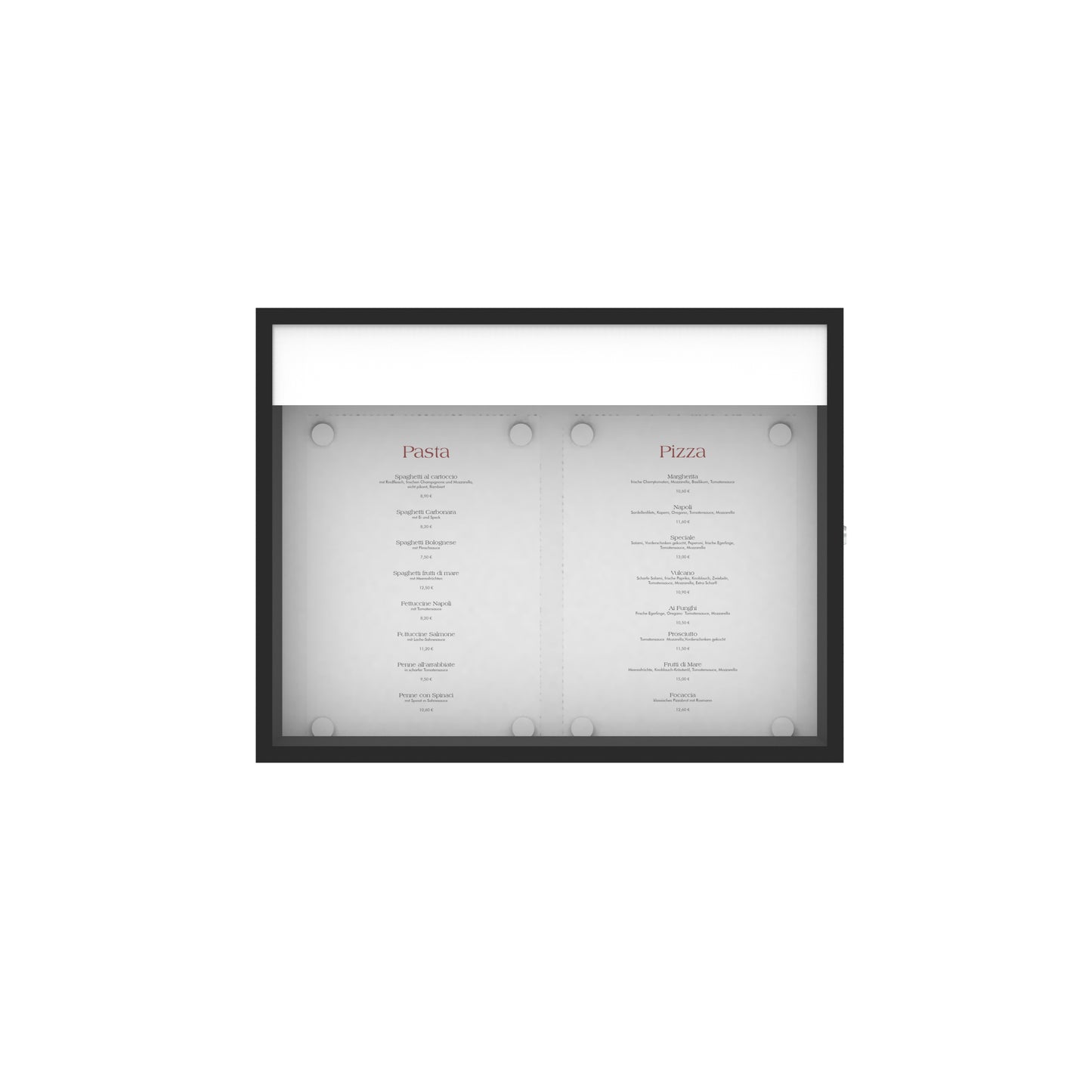 Menu Box "Taverna" 2xA4