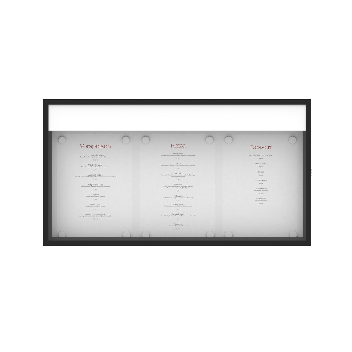 Menu Box "Taverna" 3xA4