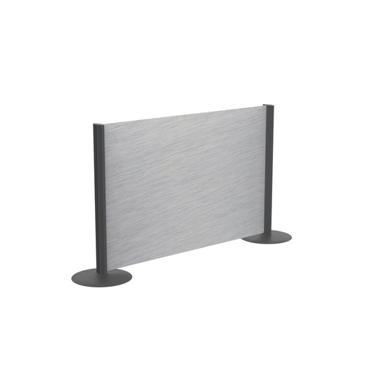 Raumteiler "Vi-Pro" gebürstetes Aluminium