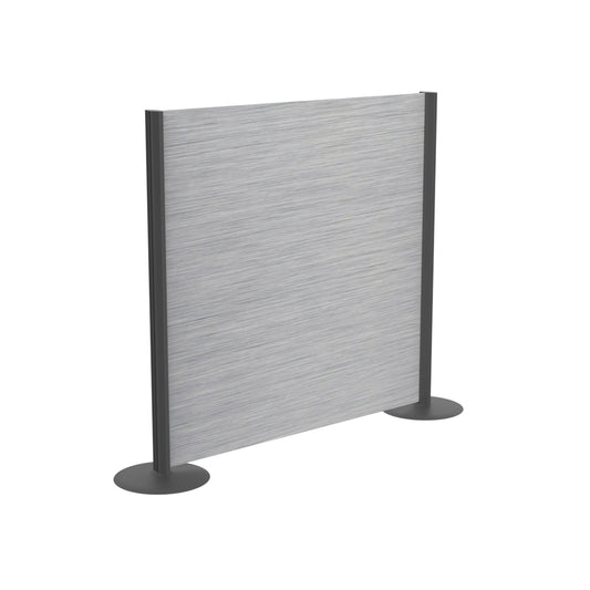 Raumteiler "Vi-Pro" gebürstetes Aluminium