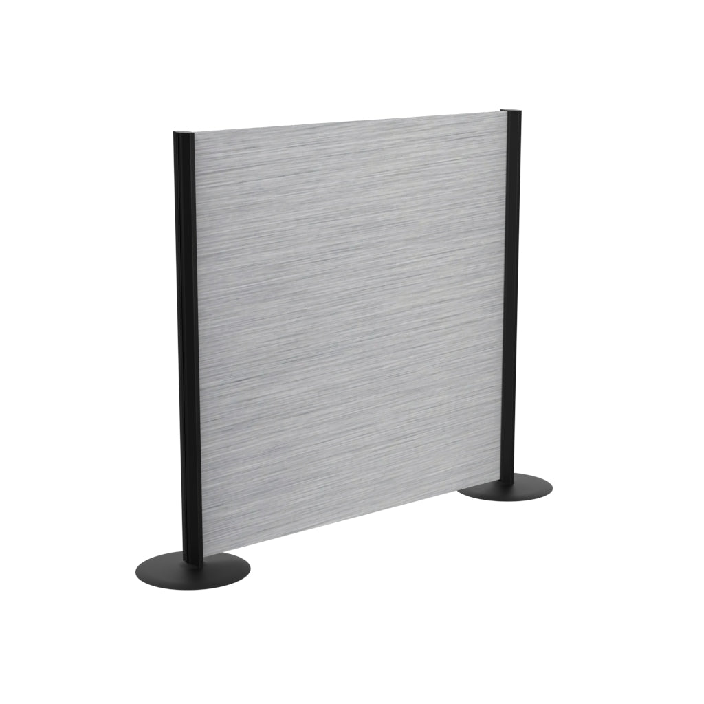 Raumteiler "Vi-Pro" gebürstetes Aluminium
