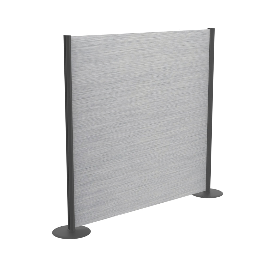 Raumteiler "Vi-Pro" gebürstetes Aluminium