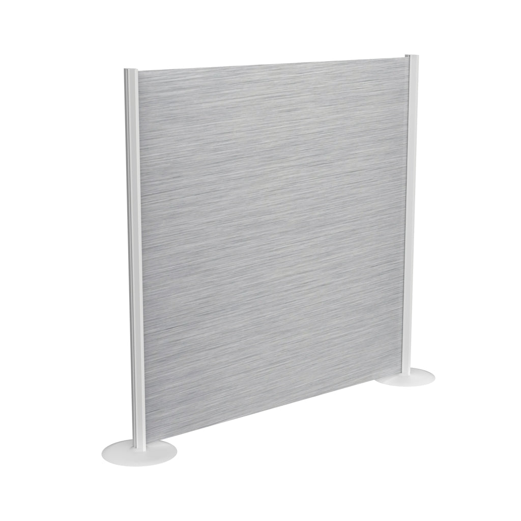 Raumteiler "Vi-Pro" gebürstetes Aluminium