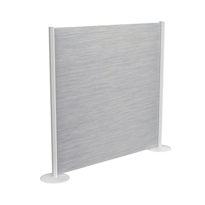 Raumteiler "Vi-Pro" gebürstetes Aluminium